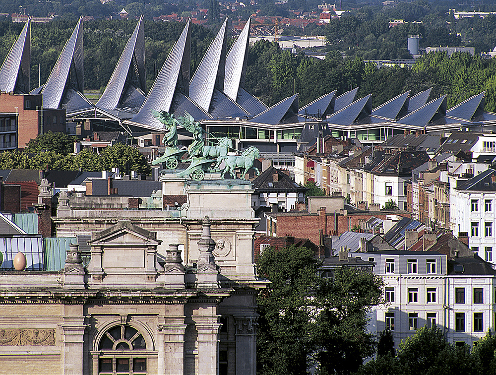 Antwerp, Fine Arts museum and law courts