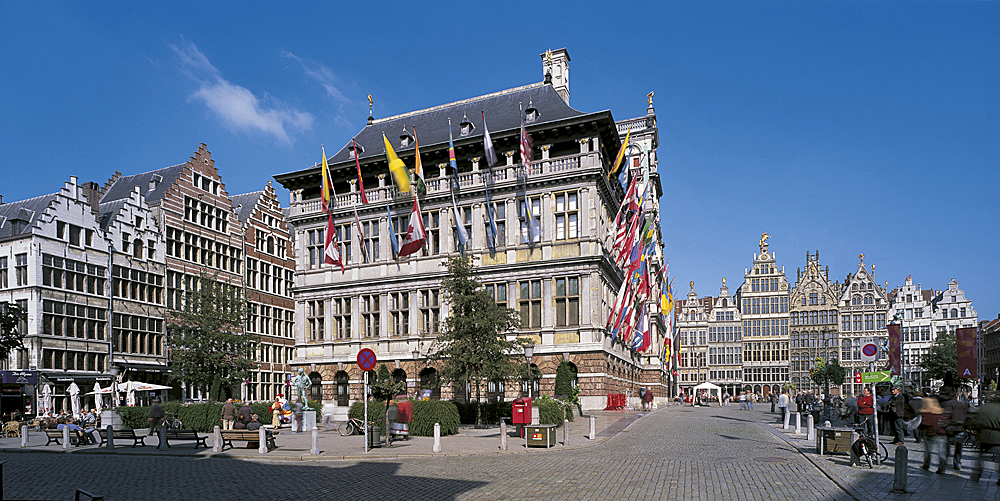 ANTWERP, City Hall and Main Square