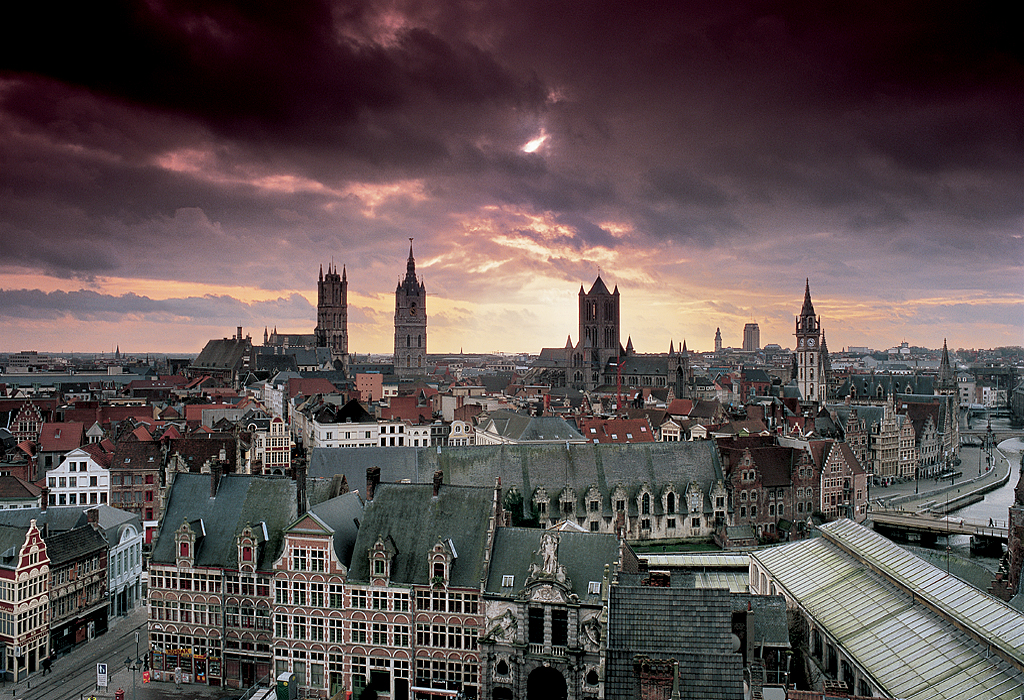 GHENT, the three towers