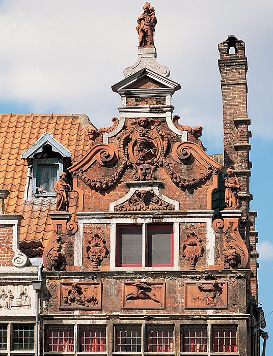 GHENT, the house of "The Flying Stag", 81 Kraanlei