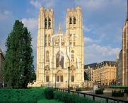 BRUSSELS, Cathedral of Saint Michael and Gudule