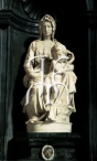 BRUGES, church of Our Lady, statue by Michalangelo