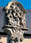 Septfontaines, Sculpted statues of the stations of the cross/1737