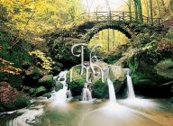 picturesque waterfall, Schiessentümpel