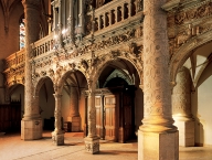 Luxembourg City, the rood screen of the Cathedral 