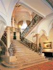 Luxembourg ville, l&#039;escalier d&#039;honneur du palais grand-duc...