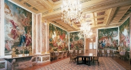 Luxembourg ville, la salle-à-manger du palais grand-ducal
