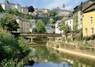 Luxemburg stad, de benedenstad Grund