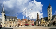 Town square of Dendermonde