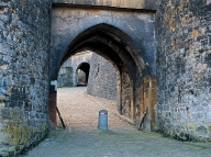 Luxembourg city,vaulted gate, the &quot;Oberes Pfaffenthaler Tor...