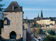 Luxembourg city, the Tier gate or Dinselpuert