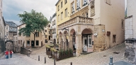 Luxembourg City, Rue La Loge, district of the Marché-aux-Poissons 