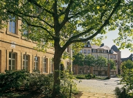 Luxembourg City, former refuge of Saint Maximin&#039;s Abbey.