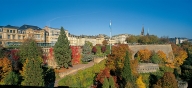 Luxembourg city, view of the Pétrusse valley