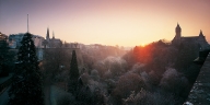 Luxembourg city, Pétrusse valley.