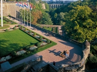 Luxembourg city, Pétrusse valley fortifications.