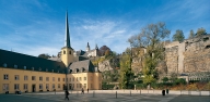 Luxembourg city, Neumünster Abbey.