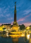 Brussels, Brouckère fountain