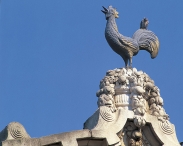 BRUSSEL, Anspachlaan 85, embleem van de bioscoop &quot;Pathé Palace...