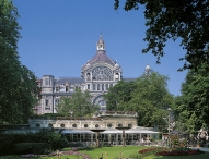 ANTWERP, the Central Station from the Zoological garden